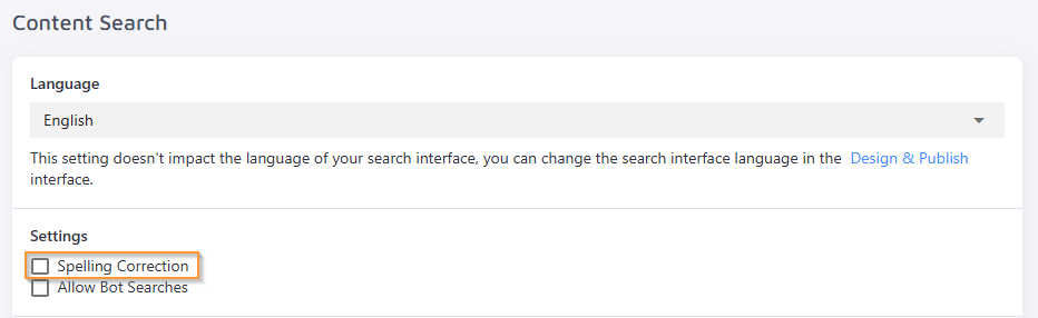 spelling correction toggle