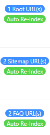 Auto Re-Index