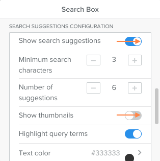 Add autosuggestions to weebly search