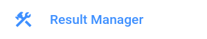 result manager button