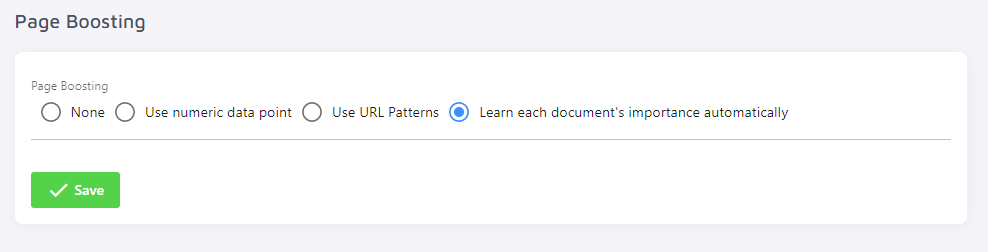 Learn each document's importance automatically